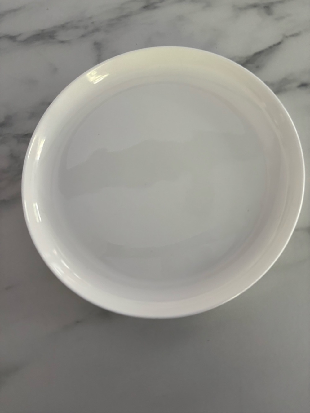 Our table sawyer white bone china salad plate